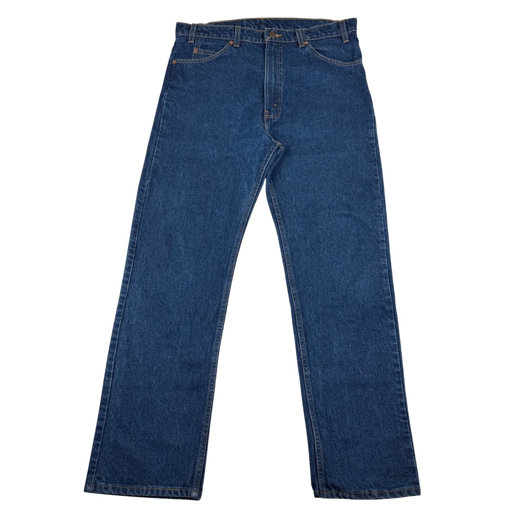 Vintage Levi's 505 Jeans Mens 36x31 Blue Orange Tab Regular 90s Made in USA 1998